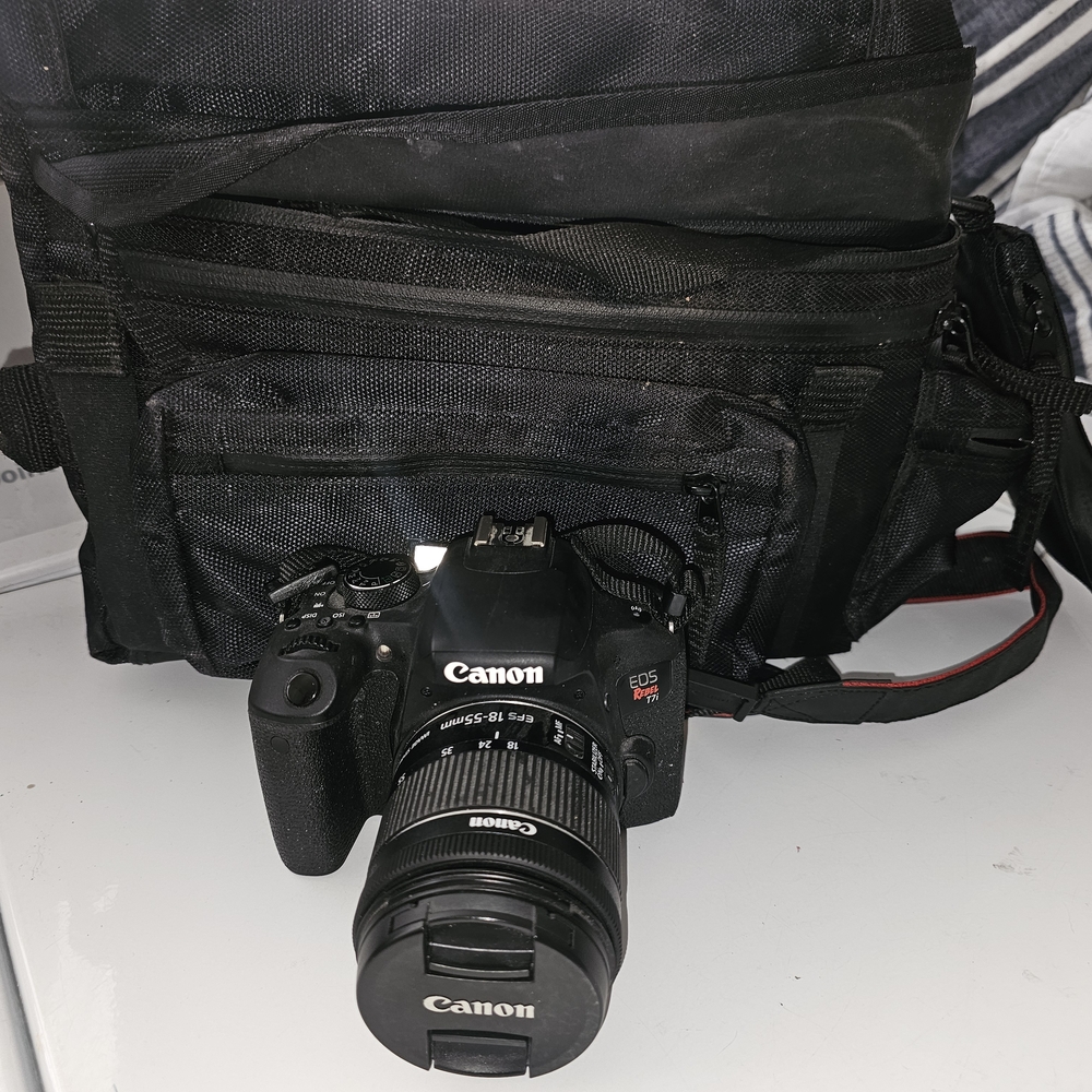 Canon EOS DSLR Camera with Lens - Black